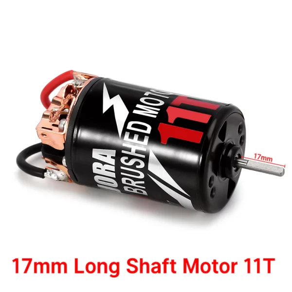 Motor INJORA 550 3-SLOT a prueba de agua (11T ) para RC Crawlers 1/10