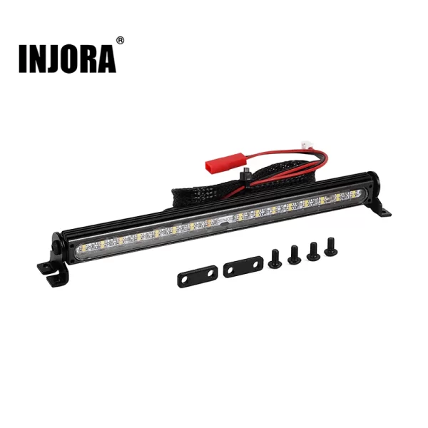 Barra LED INJORA de 145mm con 32 luces para techo de auto RC 1/10