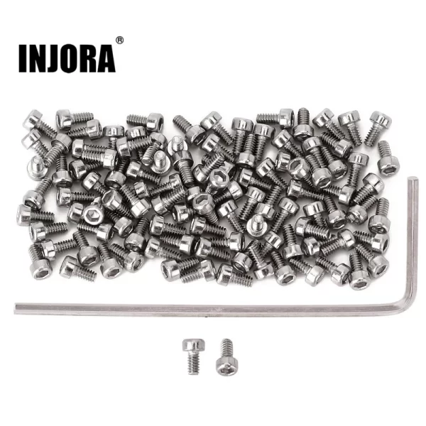 Tornillos de Cabeza Hexagonal M1.4*3mm para aros INJORA 1.0"