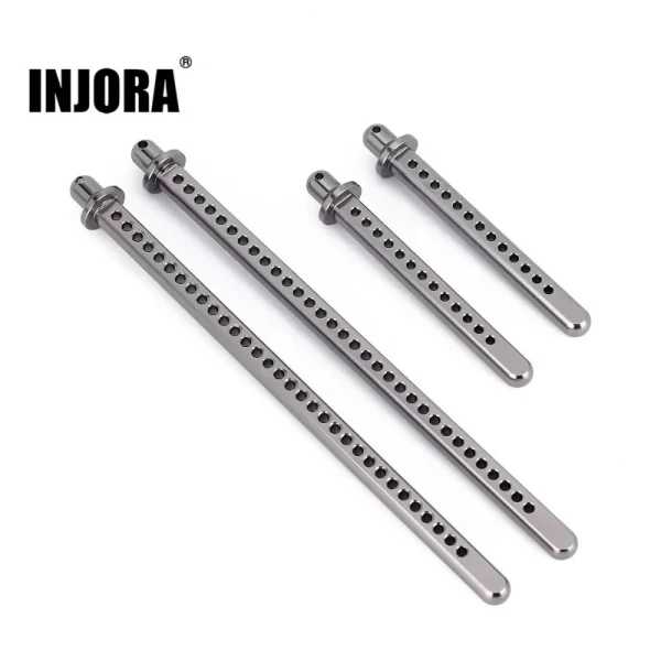 Torres metálicas extendidas INJORA para body rc (4 piezas) - Axial SCX10 II