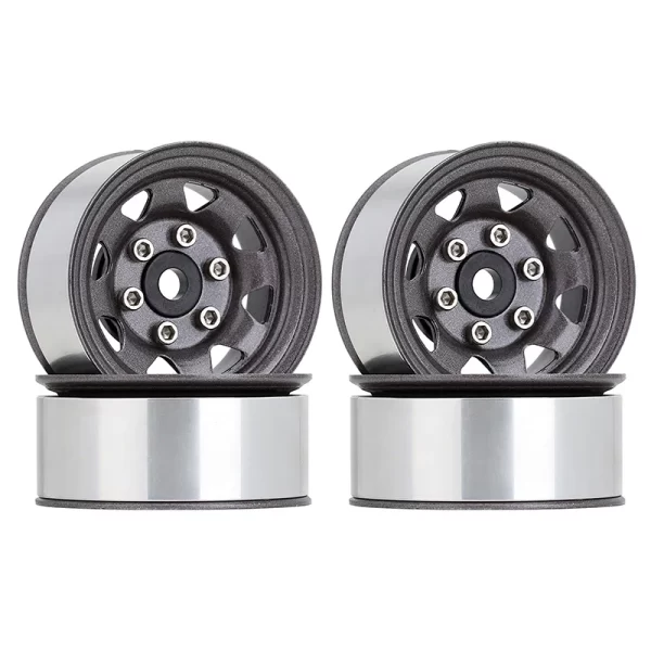 Aros beadlock INJORA 1.55" para RC Crawler