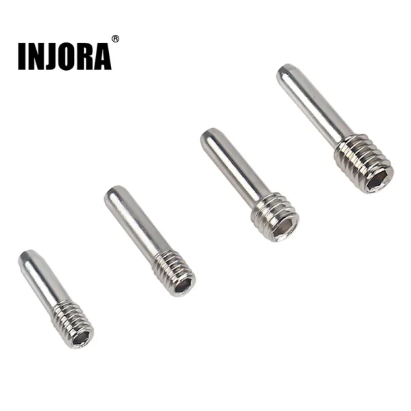 Tornillo Hexagonal sin Cabeza de Acero Inoxidable M3 M4 para Eje de Transmisión de RC 1/10 INJORA