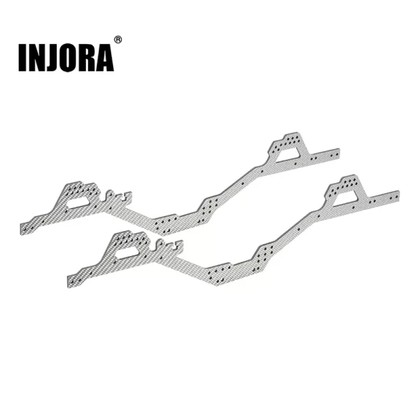 Chasis fibra carbono INJORA LCG para SCX10 PRO 1/10