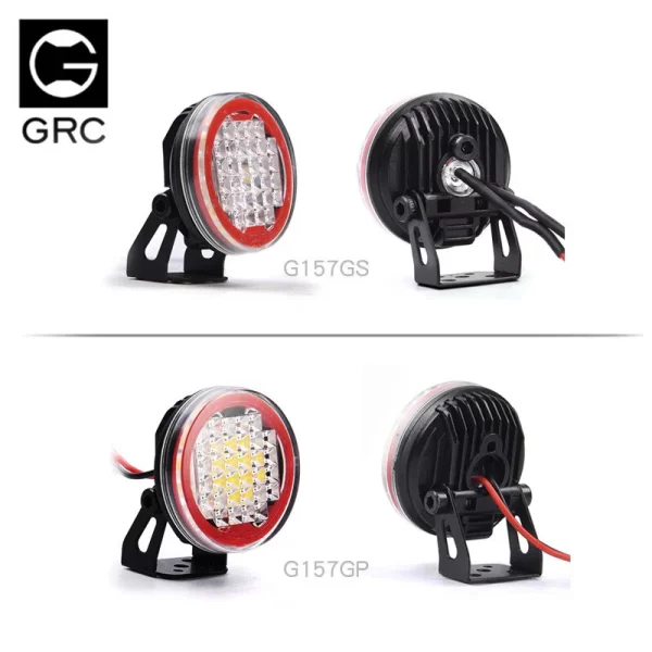 Faros LED INJORA G157GP con luz spot para auto RC Crawler 1/10