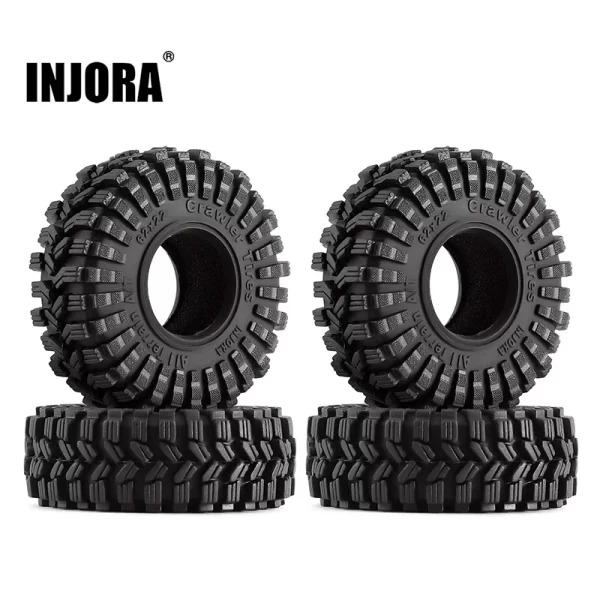 Llantas INJORA King Trekker 1.0" A/T (4 unidades) - 62*22mm