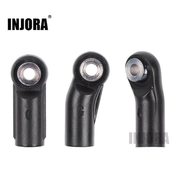 BallJoint plásticos INJORA (10pcs) para Axial SCX10 II 90046