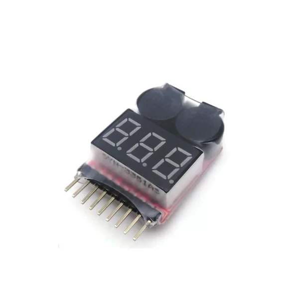 Indicador de voltaje INJORA para baterías LiPo 1-8S