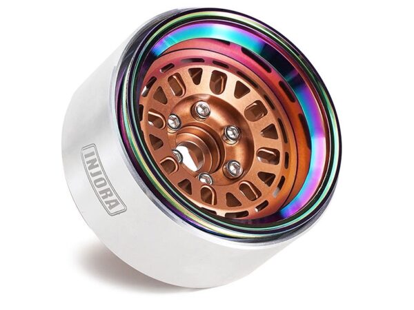 Rines beadlock de aluminio 1.9" con offset -10mm para RC 1/10 (set de 4)